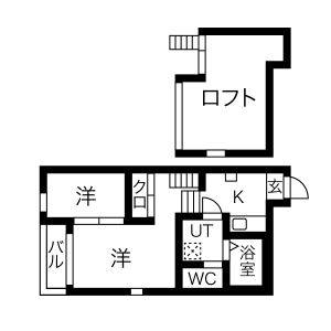 2K 間取り図