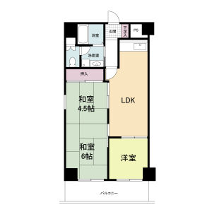 3LDK 間取り図
