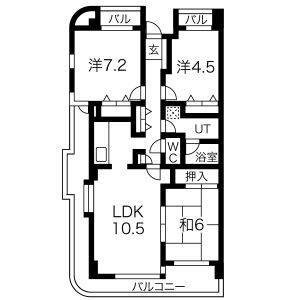 4LDK 間取り図