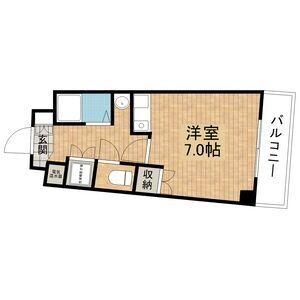 ワンルーム 間取り図