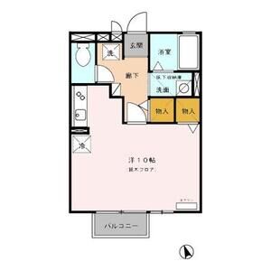 ワンルーム 間取り図