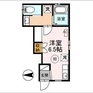 ワンルーム 間取り図