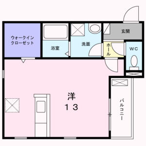 ワンルーム 間取り図