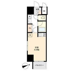 ワンルーム 間取り図