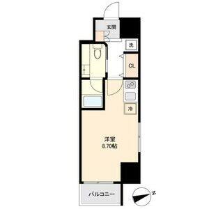 ワンルーム 間取り図