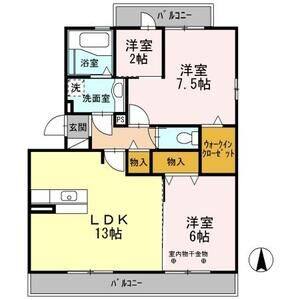 3LDK 間取り図