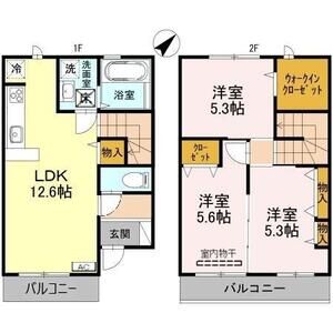 3LDK 間取り図