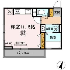 ワンルーム 間取り図