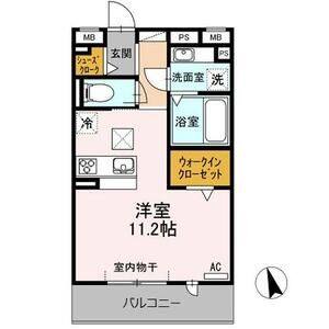 ワンルーム 間取り図