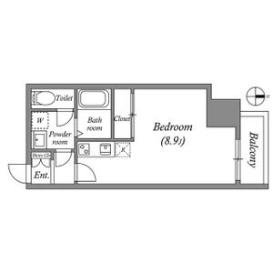 ワンルーム 間取り図