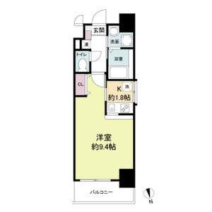 ワンルーム 間取り図