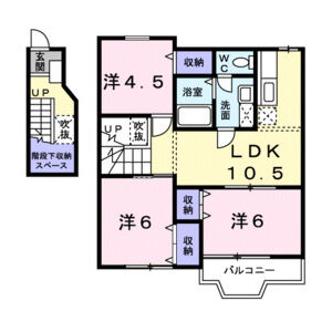 3LDK 間取り図