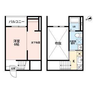 ワンルーム 間取り図