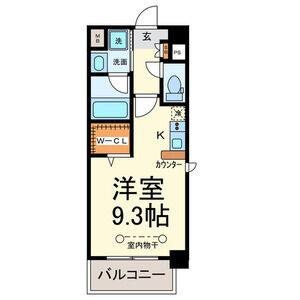 ワンルーム 間取り図