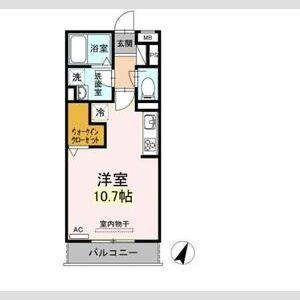 ワンルーム 間取り図
