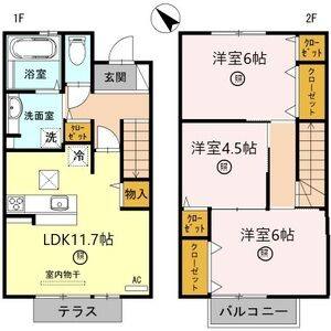 3LDK 間取り図