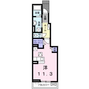 ワンルーム 間取り図