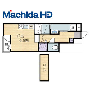 ワンルーム 間取り図