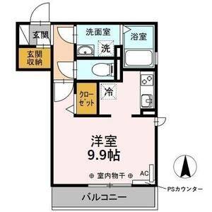 ワンルーム 間取り図