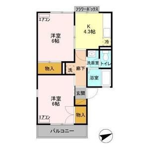 2K 間取り図