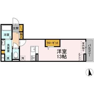 ワンルーム 間取り図