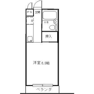 ワンルーム 間取り図