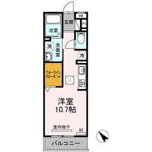 ワンルーム 間取り図