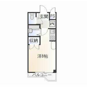 ワンルーム 間取り図