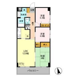 3LDK 間取り図