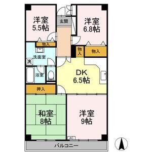 4DK 間取り図