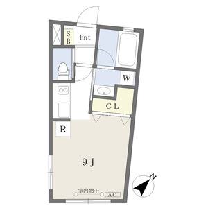 ワンルーム 間取り図