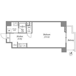 ワンルーム 間取り図