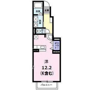 ワンルーム 間取り図