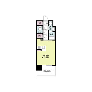 ワンルーム 間取り図