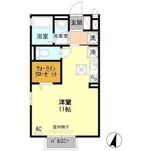 ワンルーム 間取り図