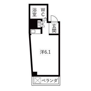 ワンルーム 間取り図