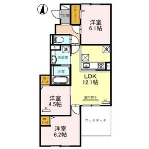 3LDK 間取り図