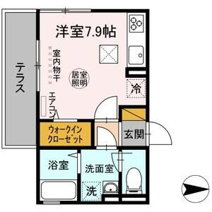 ワンルーム 間取り図