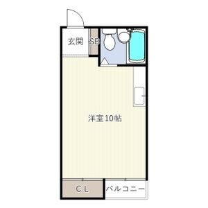ワンルーム 間取り図