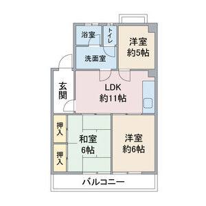 3LDK 間取り図