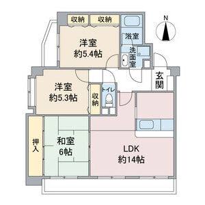 3LDK 間取り図