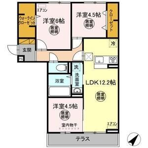 3LDK 間取り図
