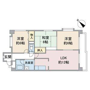 3LDK 間取り図