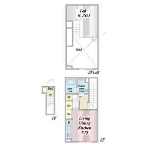 ワンルーム 間取り図