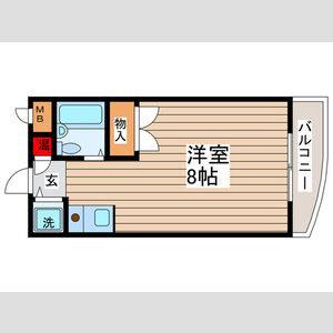 ワンルーム 間取り図
