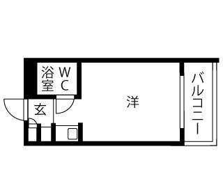 ワンルーム 間取り図