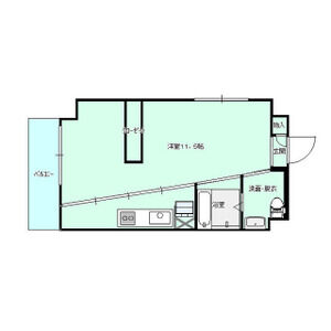 ワンルーム 間取り図