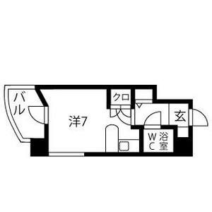ワンルーム 間取り図