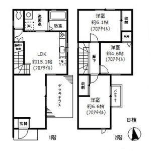 3LDK 間取り図