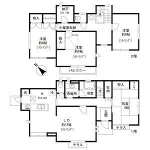 4LDK 間取り図